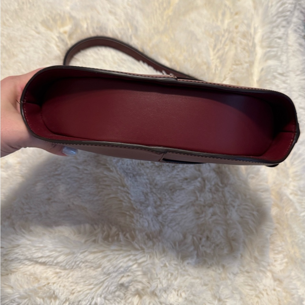 Polene Deep Burgundy Shoulder Bag - Picture 3 of 5